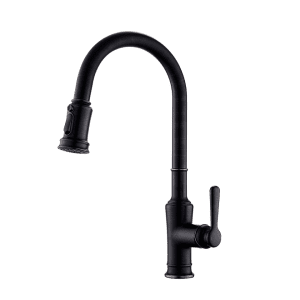 polished nickel kitchen faucet