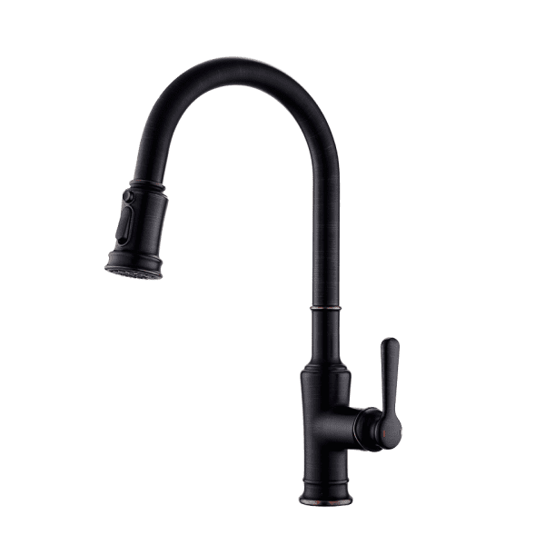polished nickel kitchen faucet