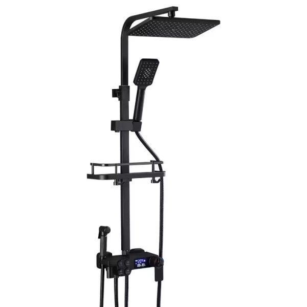 Rain shower head set
