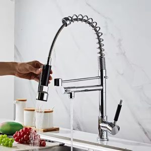 kitchen faucet with sprayer