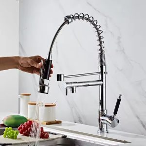 kitchen faucet with sprayer